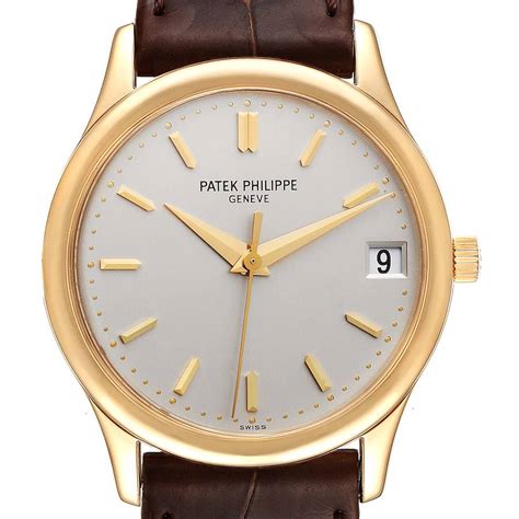 patek calatrava yellow gold